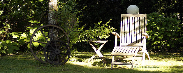 Romantischer Garten